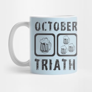 Funny Oktoberfest Triathlon Beer T-Shirt Gift Apparel Mug